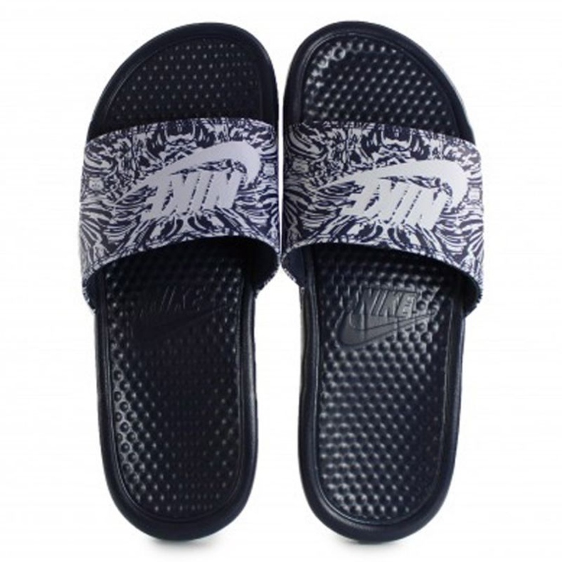 Nike Benassi Just Do It Print 631261-403 Slide negru 1