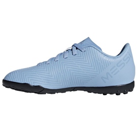 Ghete de fotbal Adidas Nemeziz Messi Tango Tf Jr DB2400 albastru albastru 1