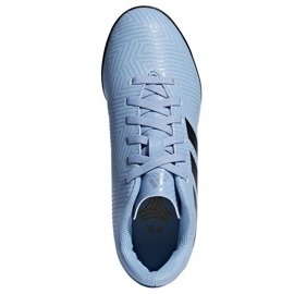 Ghete de fotbal Adidas Nemeziz Messi Tango Tf Jr DB2400 albastru albastru 2