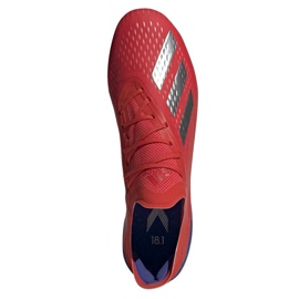 Ghete de fotbal Adidas X 18.1 Sg M BB9359 roșu roșu 2