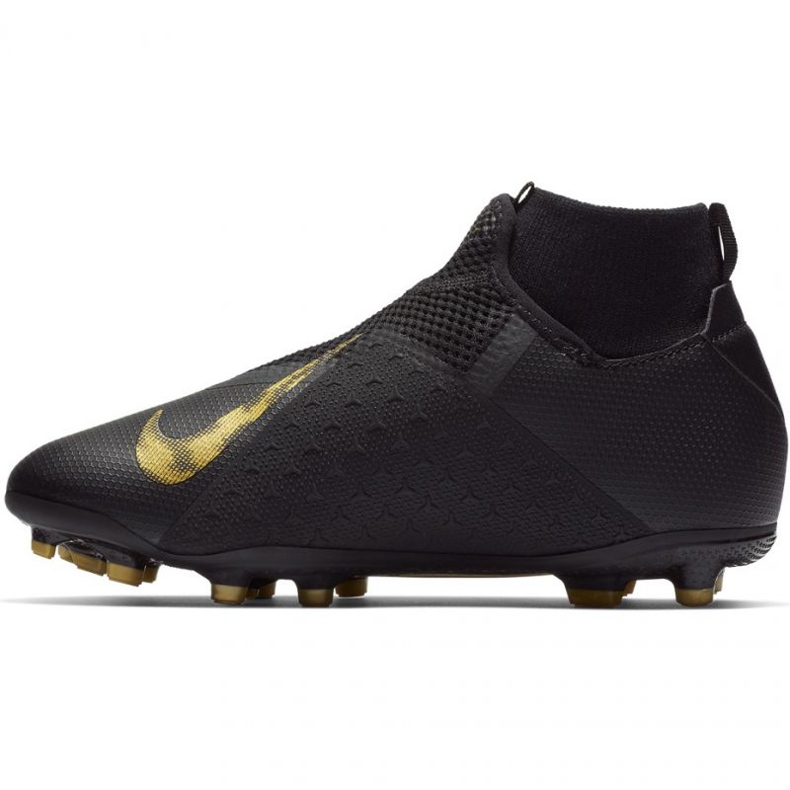 Pantofi de fotbal Nike Phantom Vsn Academy Df FG / MG Jr AO3287-077 negru negru 2