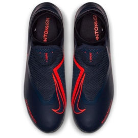 Pantofi de fotbal Nike Phantom Vsn Academy Df Fg M AO3258-440 albastru albastru marin 2