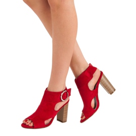 Erynn Sandale Roșii Pe O Bară roșu 2 Erynn Sandale Roșii Pe O Bară roșu 2