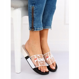 Papuci negri negri pentru femei ZD807 Negri negru multicolor 1