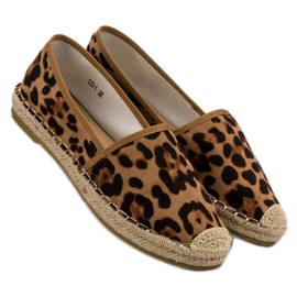 Espadrile cu pete maro 1