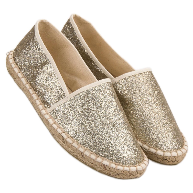 Cm Paris Espadrile Glitter Golden de aur 1 Cm Paris Espadrile Glitter Golden de aur 1