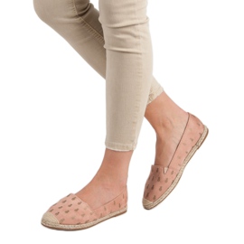 Lucky Shoes Espadrile cu pulbere în ananas roz 2