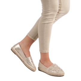 Lucky Shoes Espadrile cu jeturi galben 2 Lucky Shoes Espadrile cu jeturi galben 2