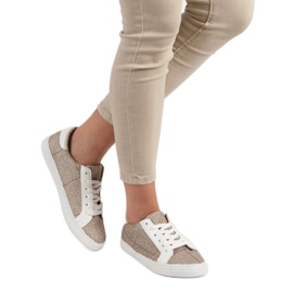 Adidași cu dantelă galben 2 Adidași cu dantelă galben 2