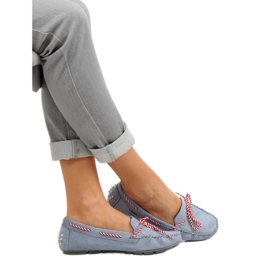 Mocasini dama albastru MH04 Albastru 2