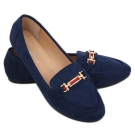 Mocasini de damă bleumarin JM8542Z Azul Marino albastru marin 1