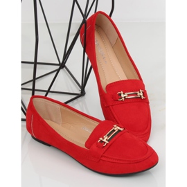Mocasini de damă roșii JM8542Z Rojo roșu 2