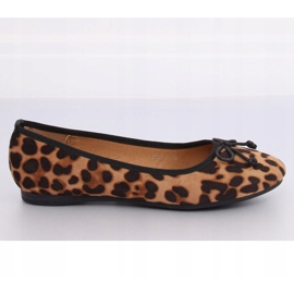 Balerini femei leopard cămilă H9021 Camel maro 1