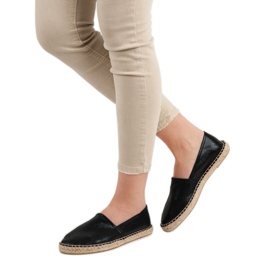 Cm Paris Espadrile textile negru 2