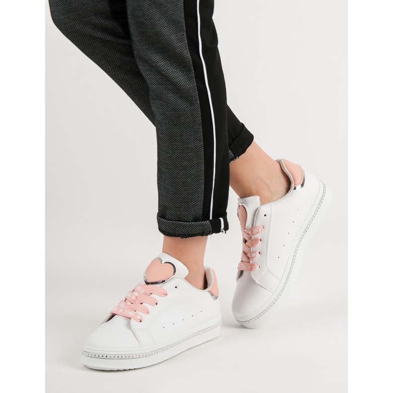 Încălțăminte sport cu șiret alb 2 Încălțăminte sport cu șiret alb 2