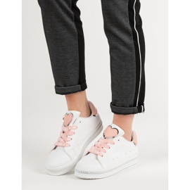 Încălțăminte sport cu șiret alb 1