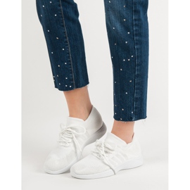 Încălțăminte de sport textilă alb 1 Încălțăminte de sport textilă alb 1