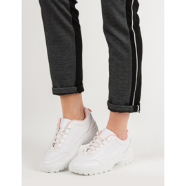 Pantofi sport pentru femei alb 2