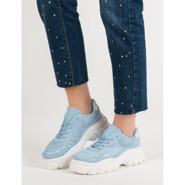 Adidași albastru la modă 2