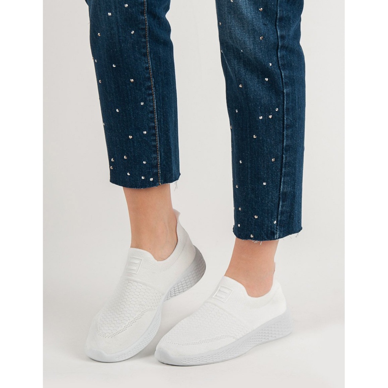 Weide Încălțăminte textilă la modă alb 1