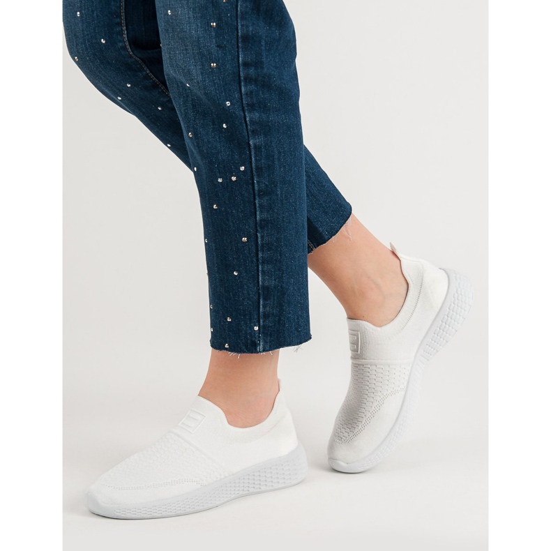 Weide Încălțăminte textilă la modă alb 2