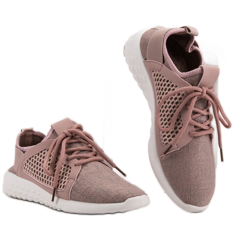 Încălțăminte textilă la modă violet 2