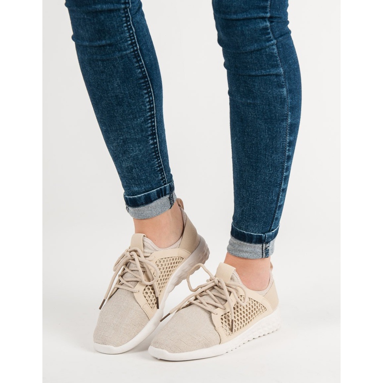 Încălțăminte textilă la modă maro 2 Încălțăminte textilă la modă maro 2