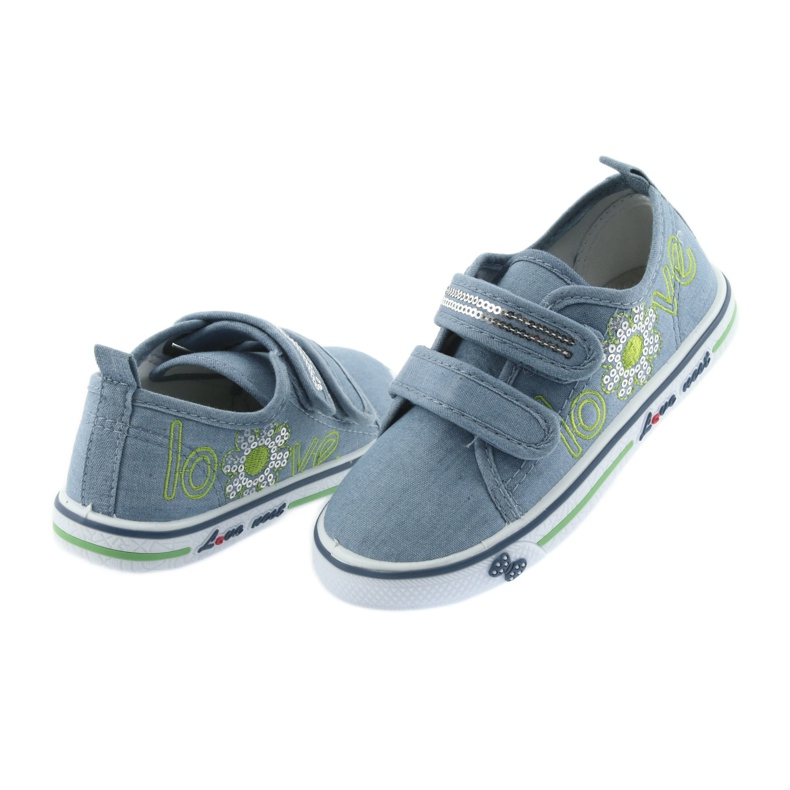 Blugii albastri adoră adidașii Atletico, inserție din piele albastru 4