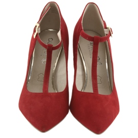 Pompă roșie pentru femei Caprice 24400 roșu 3
