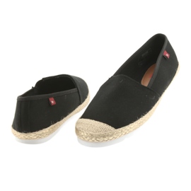 Big Star Espadrile cu balerini mari stele 274727 negru galben 4
