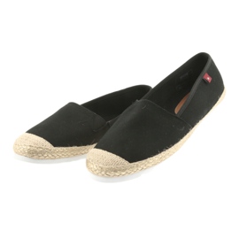 Big Star Espadrile cu balerini mari stele 274727 negru galben 3
