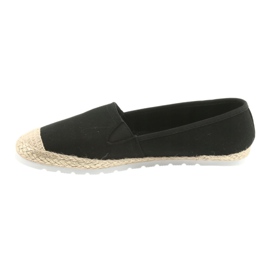 Big Star Espadrile cu balerini mari stele 274727 negru galben 2