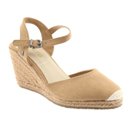Sandale Big Star espadrile 274A169 C.beż maro 1