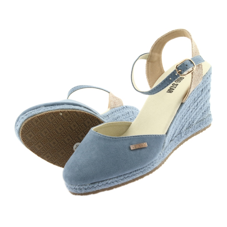 Sandale espadrile Big Star 274193 Albastru 5