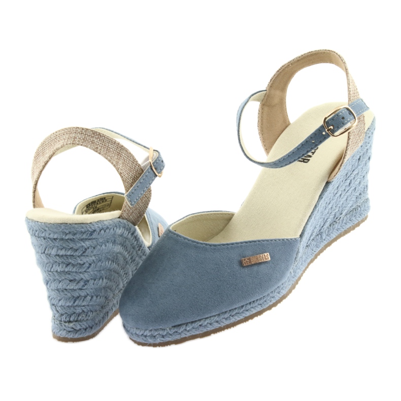 Sandale espadrile Big Star 274193 Albastru 4