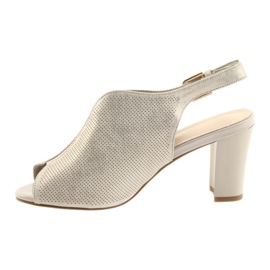 Sandale pe postul lui Sergio Leone 812 bej de aur 2