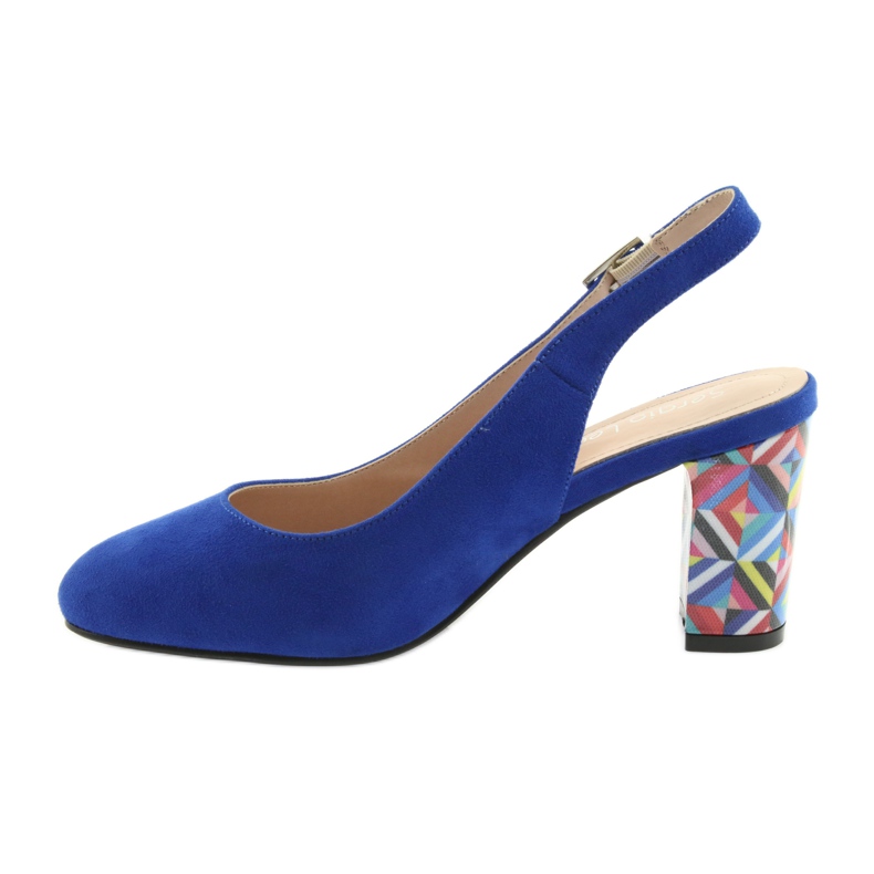 Sandale pe post Sergio Leone 788 microfon indigo albastru 2