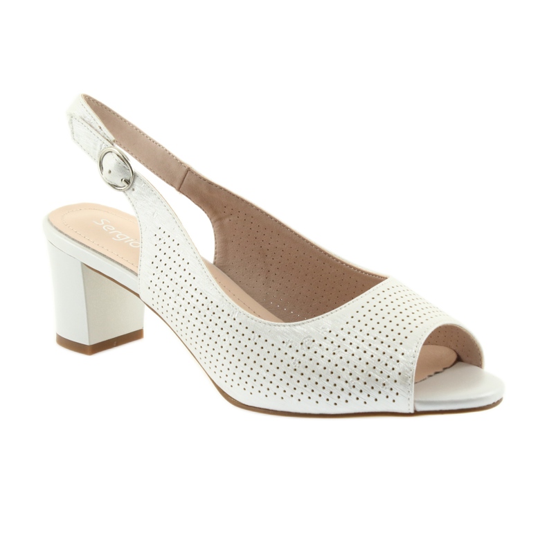 Sandale pe post de Sergio Leone 794 argintiu gri 1