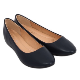 Balerini pe pene bleumarin 7849-P DK. Albastru albastru marin 2