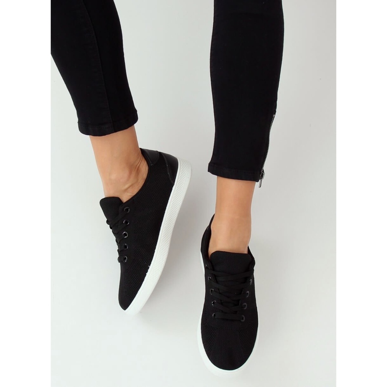 Adidași negri pentru femei negri 7062-Y Negru 1