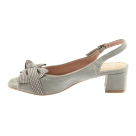 Sandale arc Filippo 788 gri / puncte 2
