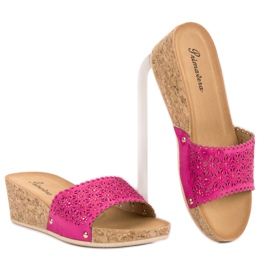 Primavera Papuci Pe O Pană De Plută roz 1 Primavera Papuci Pe O Pană De Plută roz 1