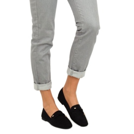 Mocasini negri dama negri 7115-P Negri negru 2