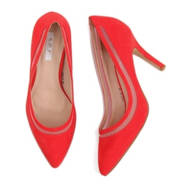 Pompele cu toc stiletto roșu 1282-P Roșu 1 Pompele cu toc stiletto roșu 1282-P Roșu 1