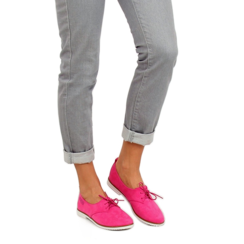 Mocasini dama fucsia 6907-BL Fushia roz 2