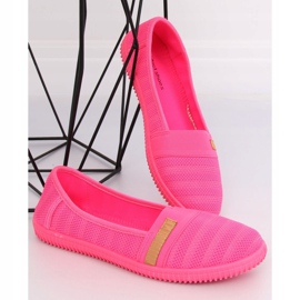 Balerini fucsia pentru femei XJ-2959 Fuxia roz 1