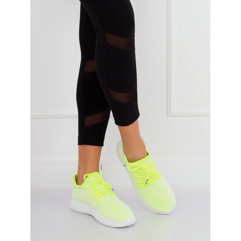 Pantofi sport galbeni 7760-Y verzi 2