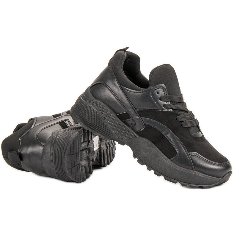 Adidași adezivi negru 1 Adidași adezivi negru 1