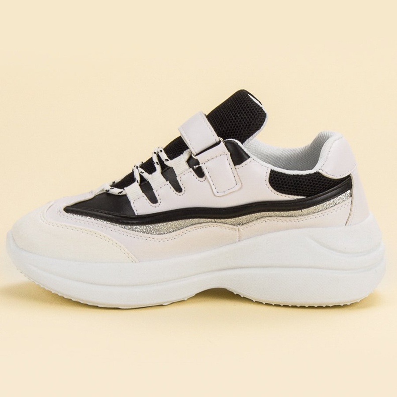 Adidași la modă ALB ȘI NEGRU 1