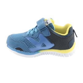 Pantofi sport Blue American Club ES35 albastru galben albastru marin 6